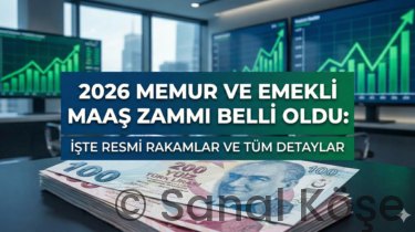 2026 Memur ve Emekli Maaş Zammı Belli Oldu: İşte Resmi Rakamlar ve Tüm Detaylar